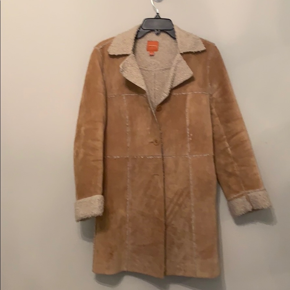 Vintage Camel suede coat